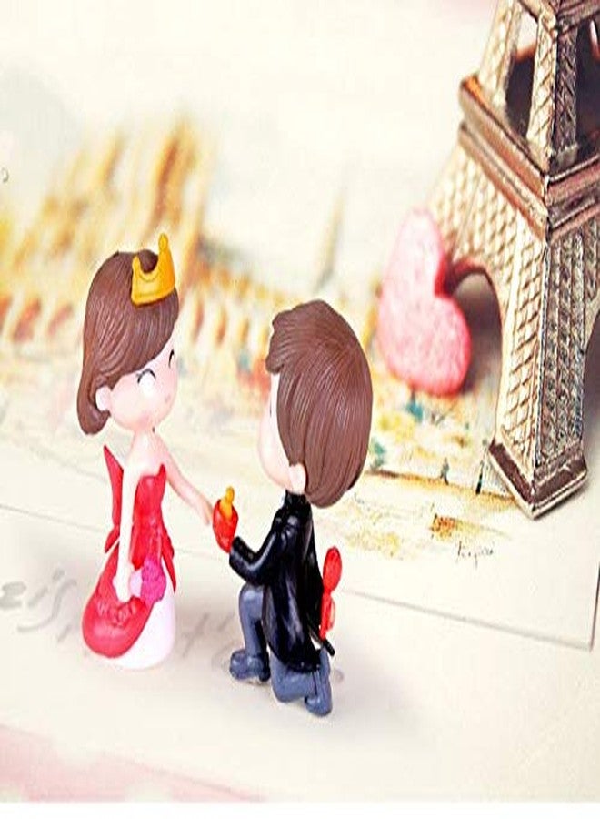 BHOOLU&GOOLU Sweety Lovers Couple Figurines Miniatures Style 6(2 Pcs Set) - Image 3
